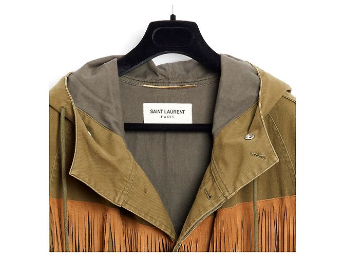 Saint Laurent KHAKI FRINGE BY SLIMANE - view 3