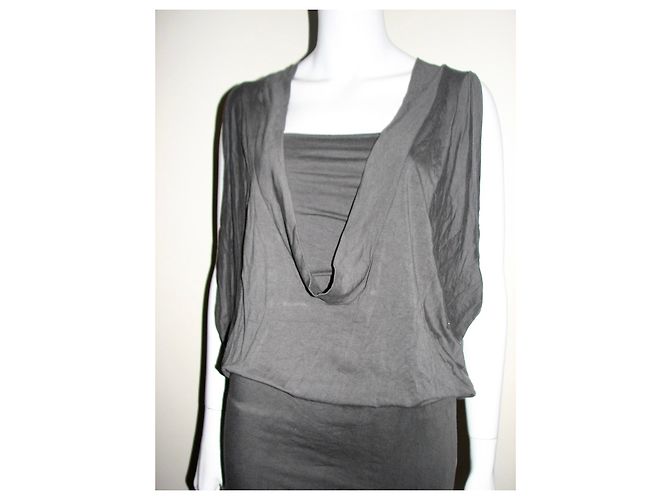 Calvin Klein Tunika Minikleid Grau - Ansicht 3