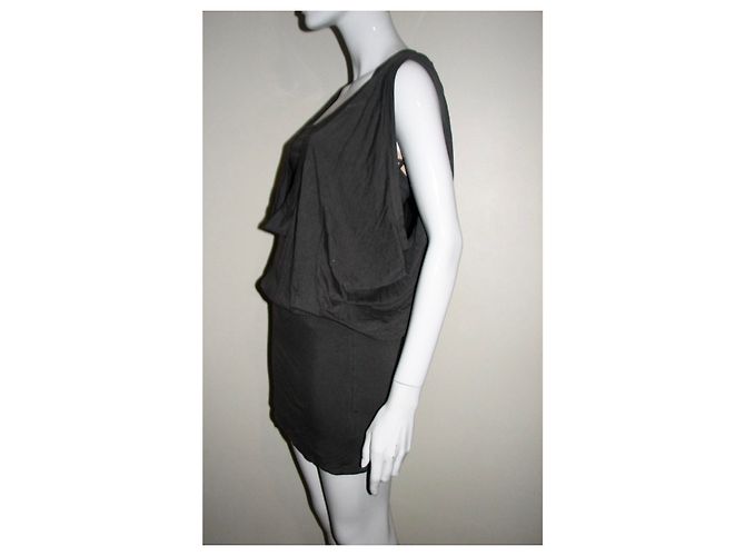Calvin Klein Tunika Minikleid Grau - Ansicht 4