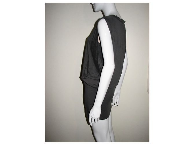 Calvin Klein Tunika Minikleid Grau - Ansicht 5
