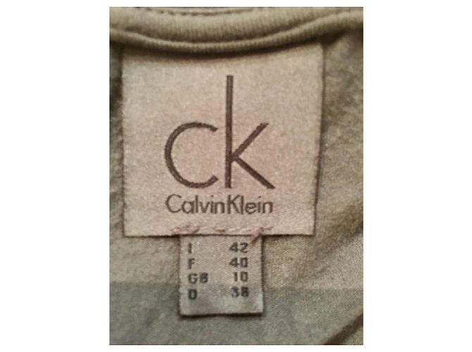 Calvin Klein Tunika Minikleid Grau - Ansicht 7