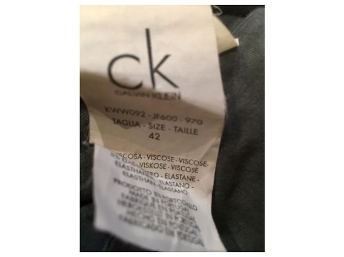 Calvin Klein Tunika Minikleid Grau - Ansicht 8