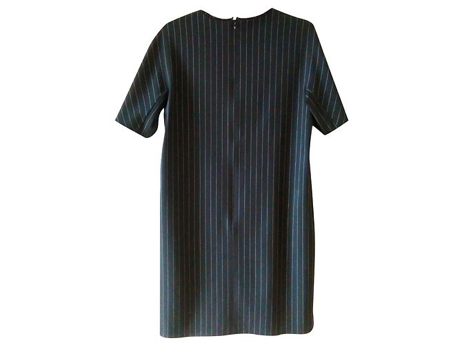 Autre Marque MARCO de VINCENZO Wollkleid Schwarz - Ansicht 2
