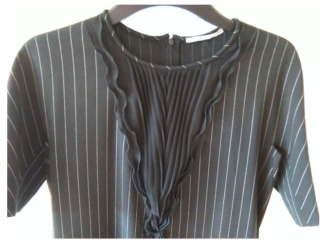 Autre Marque MARCO de VINCENZO Wollkleid Schwarz - Ansicht 4