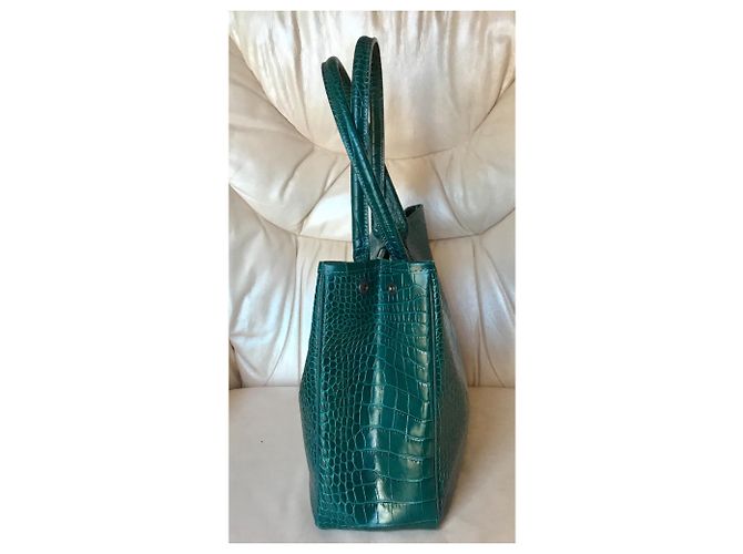 Longchamp BORSA SMERALDO IN VITELLO A FORMA DI COCCO - vista 4