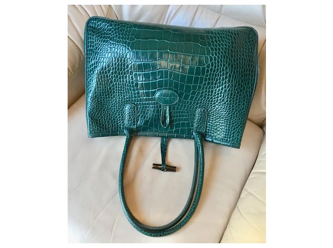 Longchamp BORSA SMERALDO IN VITELLO A FORMA DI COCCO - vista 8