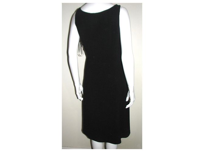 Bcbg Max Azria Kleid aus Leinenmix mit Spitze Schwarz - Ansicht 5