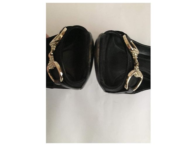 Gucci Kristall Horsebit Pumpen Schwarz - Ansicht 3