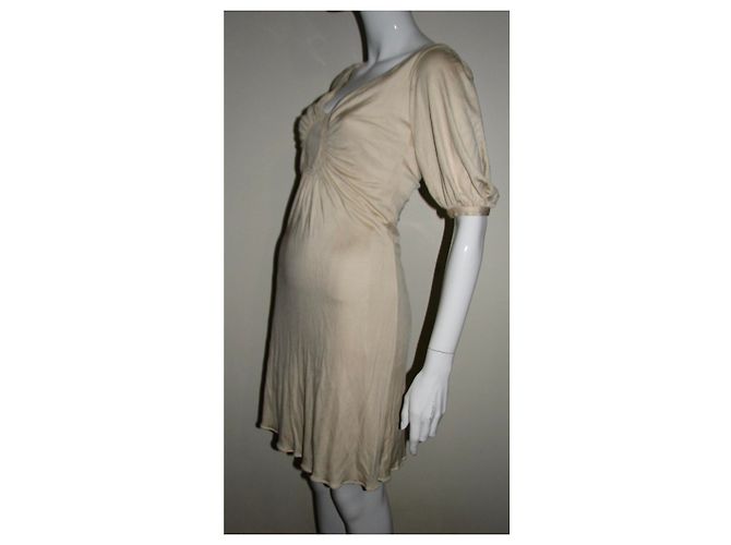 Temperley London Seidenkleid gold creme Golden Roh - Ansicht 3