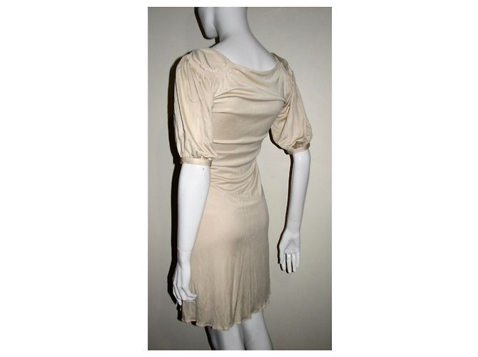 Temperley London Seidenkleid gold creme Golden Roh - Ansicht 4