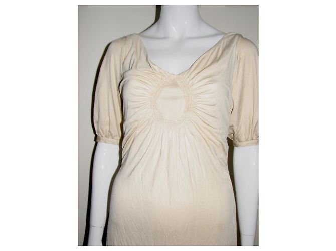 Temperley London Seidenkleid gold creme Golden Roh - Ansicht 6