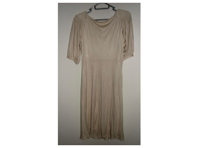 Temperley London Seidenkleid gold creme Golden Roh - Ansicht 7