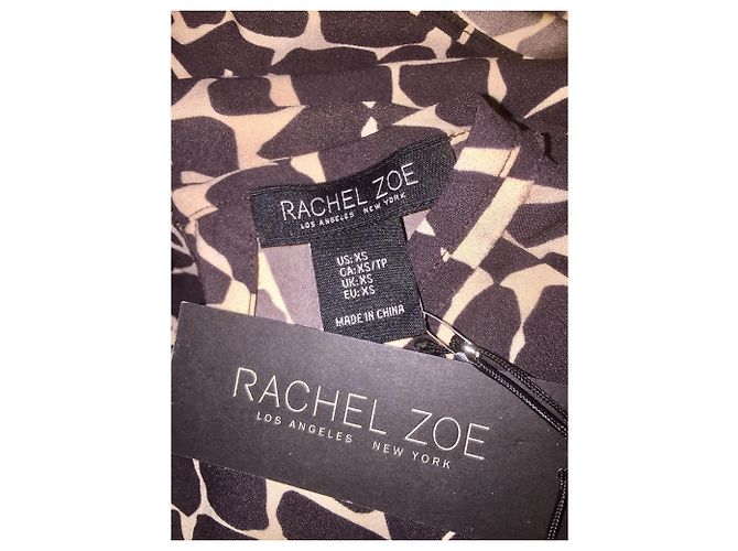 Top sin mangas estampado Rachel Zoe Marrón Beige Castaño - vista 6