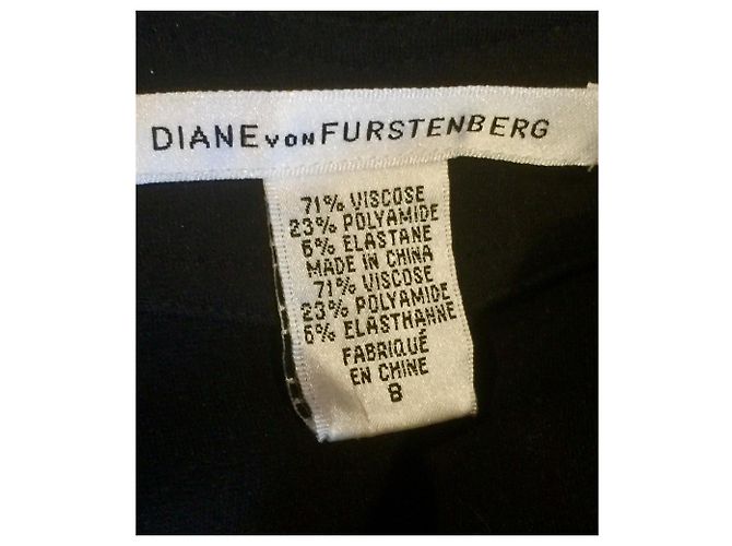 Diane Von Furstenberg Vestido de noite DvF Olsen Preto - vista 15