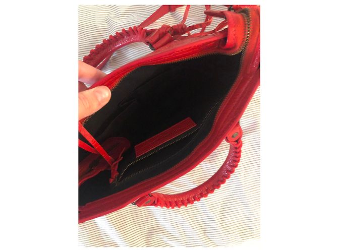 Balenciaga City Bag Classic rouge TANGO Rosso - vista 4
