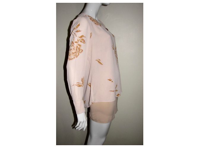 Rachel Zoe Tunika Bluse Pfirsich Polyester Angeln - Ansicht 3