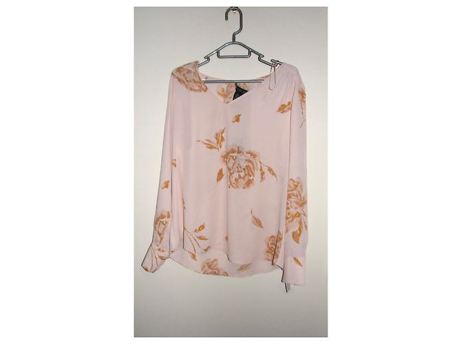Rachel Zoe Tunika Bluse Pfirsich Polyester Angeln - Ansicht 4