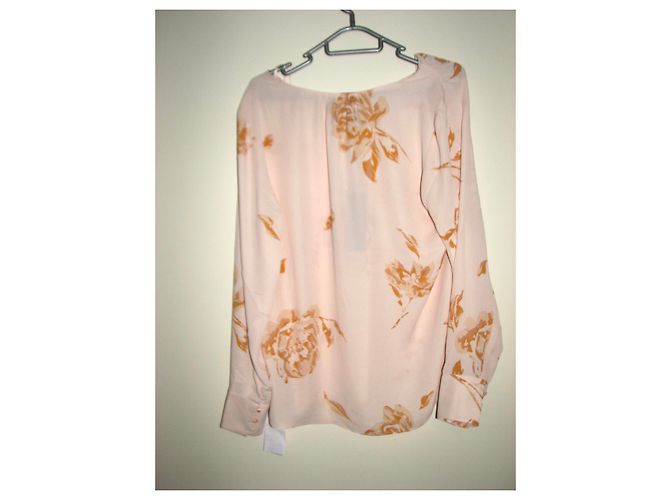 Rachel Zoe Tunika Bluse Pfirsich Polyester Angeln - Ansicht 5