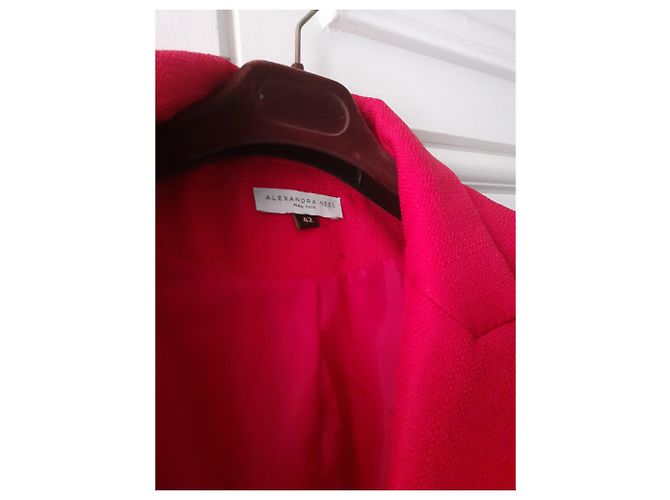 Alexandra Neel Estilo blazer Balmain Roja - vista 2