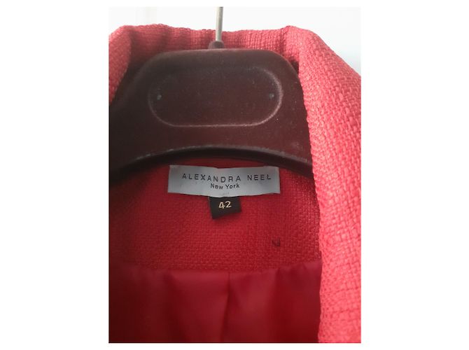 Alexandra Neel Estilo blazer Balmain Roja - vista 9