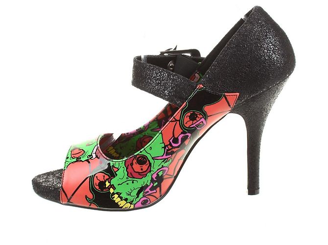 Galliano Absatzschuhe Mehrfarbig Kunstleder Größe 41 - Ansicht 3
