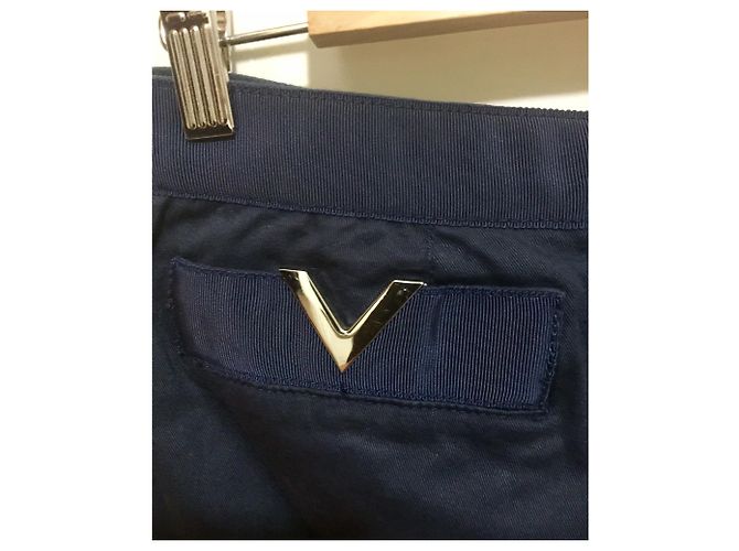 Falda lápiz azul marino Red Valentino - vista 5
