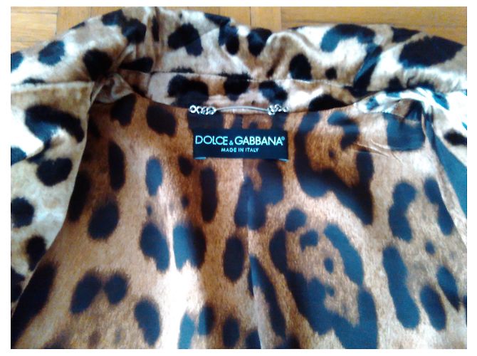 Chaqueta con estampado de leopardo de DOLCE & GABBANA - vista 2