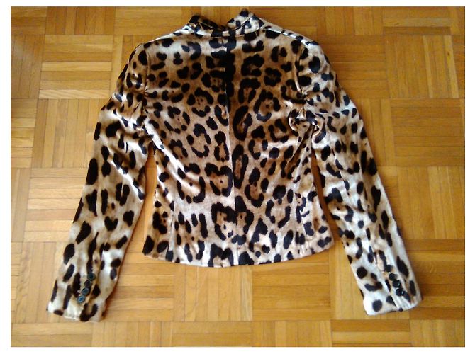 Chaqueta con estampado de leopardo de DOLCE & GABBANA - vista 3