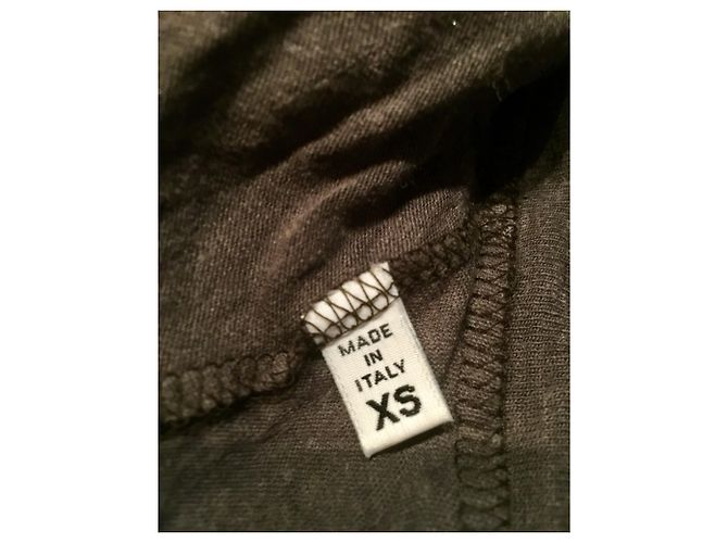 Mm6 Grey Wool Viscose Ruched Dress - view 9