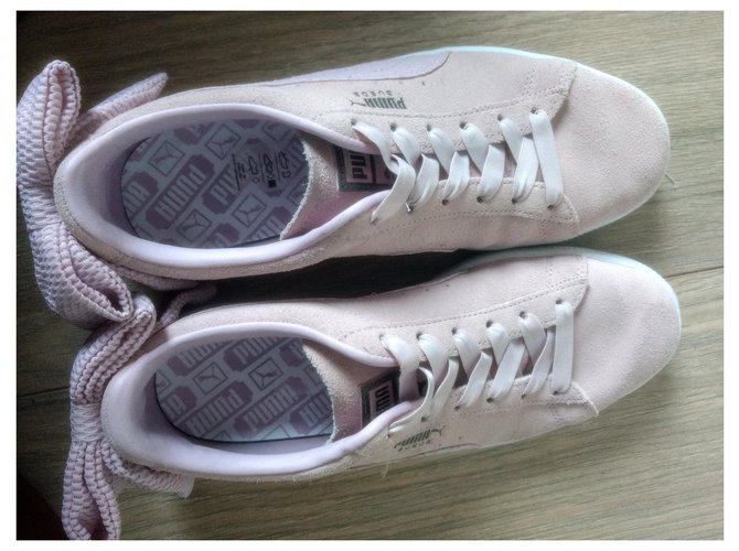 Puma Wildlederbogen hellrosa Pink - Ansicht 12