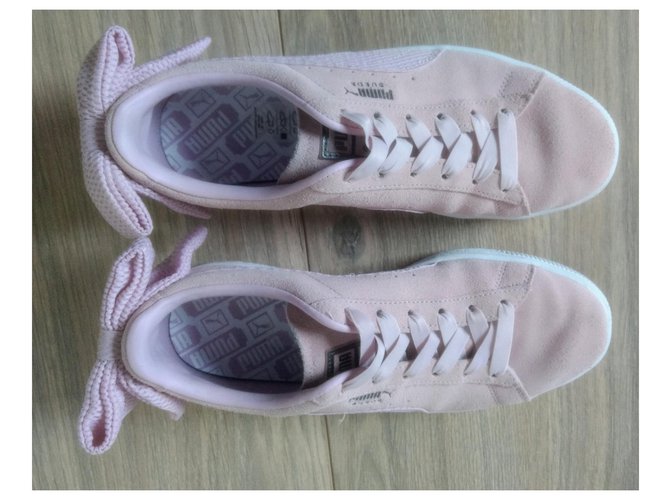 Puma Wildlederbogen hellrosa Pink - Ansicht 4