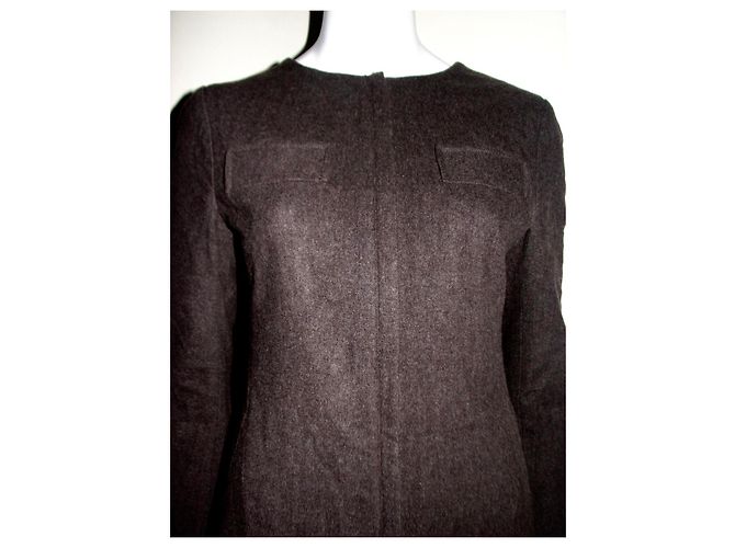 Jil Sander Wollmischkleid in Braun - Ansicht 5
