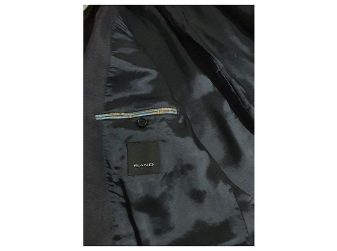 Loro Piana Blazer Grau Sand Baumwolle Wolle Kaschmir - Ansicht 4