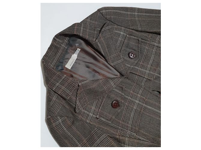 Blazer Pinko de tartán algodón y acrílico Multicolor - vista 2