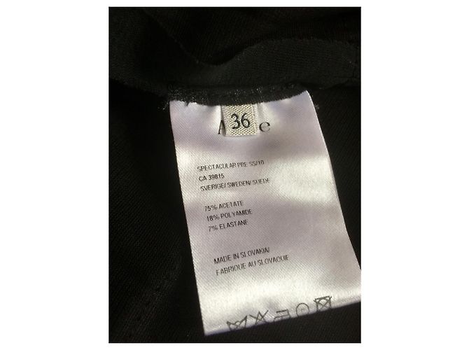 Acne Studios Rüschenkorsettkleid Schwarz - Ansicht 10