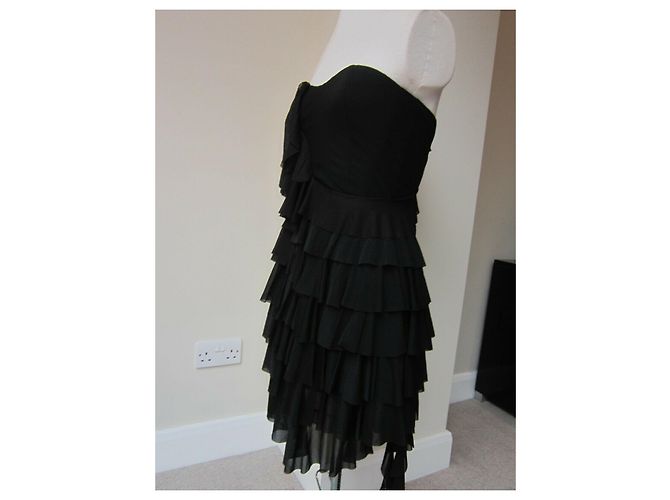 Acne Studios Rüschenkorsettkleid Schwarz - Ansicht 5