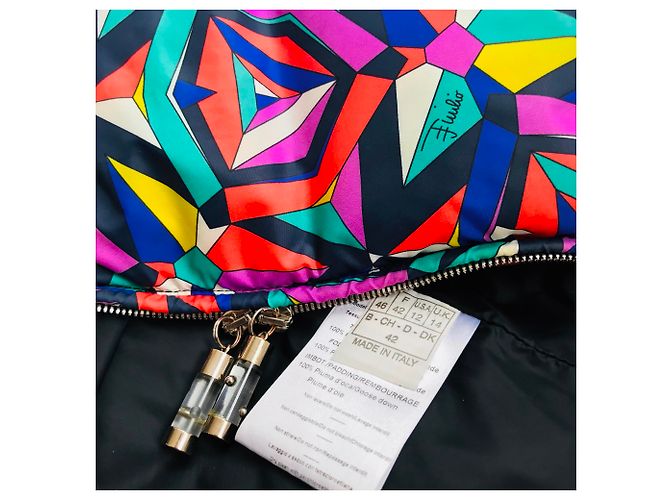 Emilio Pucci Nylon Down Jacket Multi Color Multiple colors - view 4