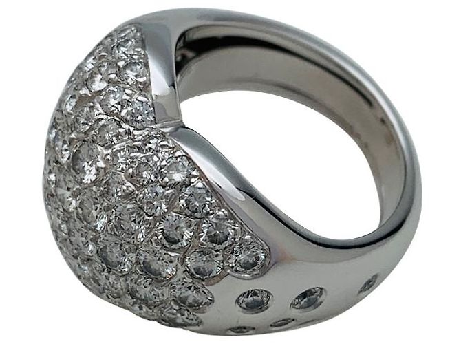Anello a cuore Repossi in oro bianco, Diamants. - vista 3