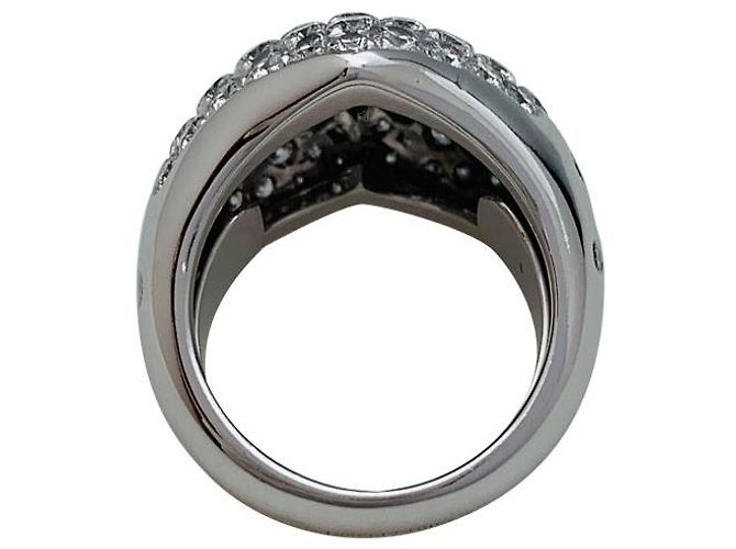 Anello a cuore Repossi in oro bianco, Diamants. - vista 6