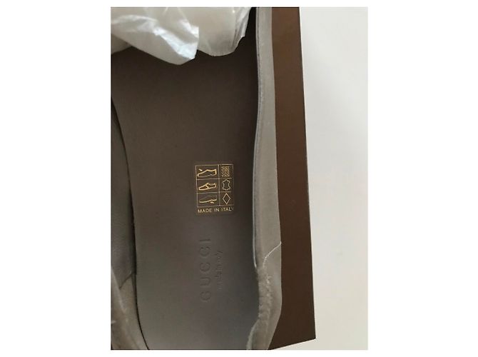 Gucci Ballerinas aus Satin grau - Ansicht 3