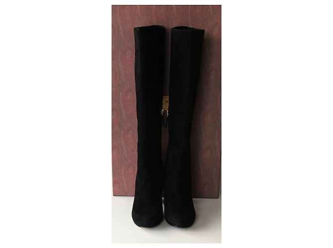 Botas ETRO de ante negro - vista 4
