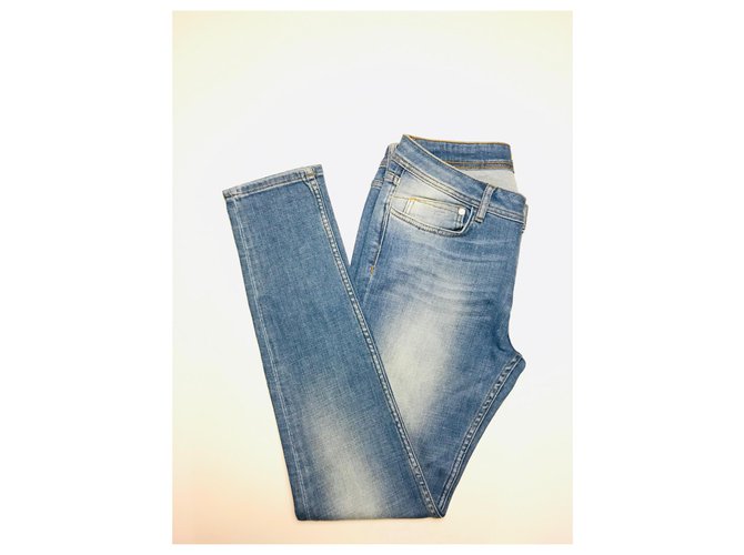 Vaqueros slim Iceberg azul claro algodón - vista 2