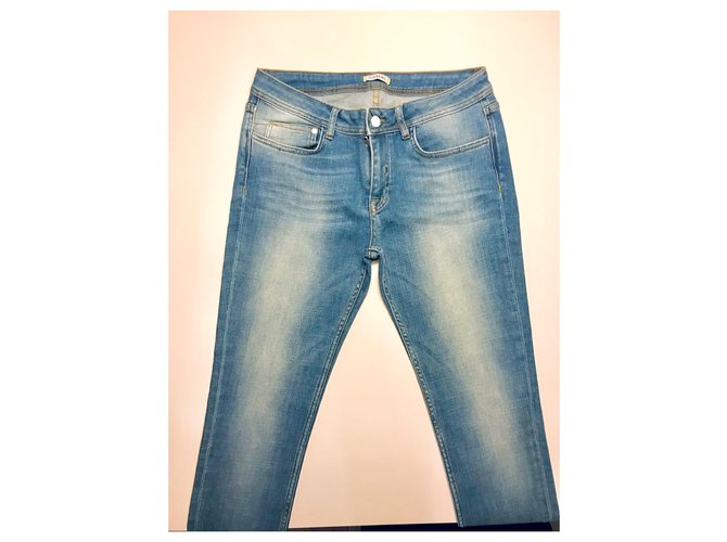 Vaqueros slim Iceberg azul claro algodón - vista 3