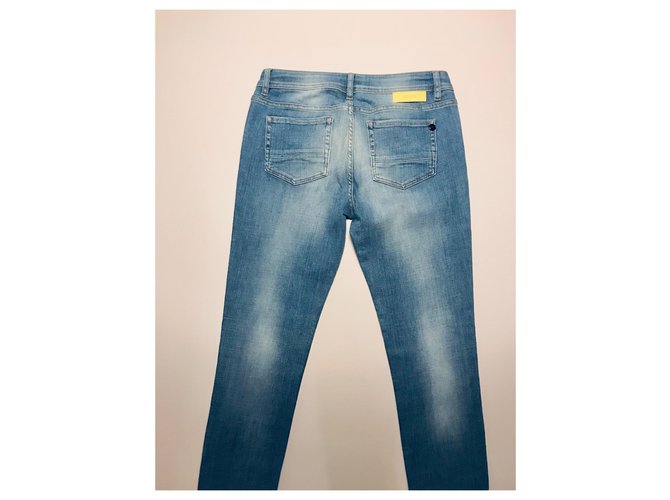 Vaqueros slim Iceberg azul claro algodón - vista 4