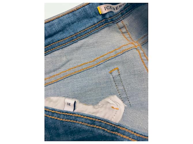 Vaqueros slim Iceberg azul claro algodón - vista 6