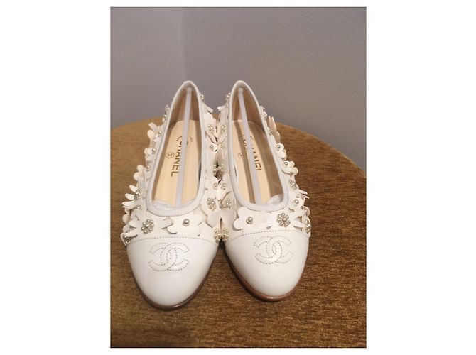 Chanel Ballerinas Weiß - Ansicht 2