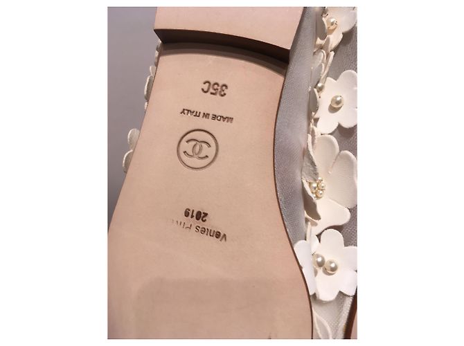 Chanel Ballerinas Weiß - Ansicht 3