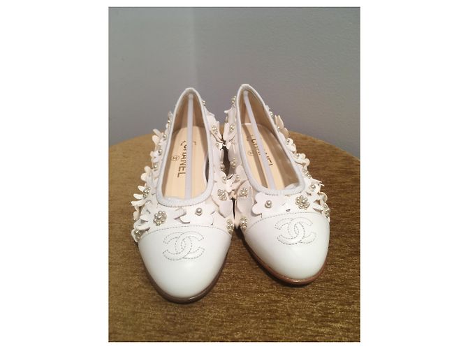 Chanel Ballerinas Weiß - Ansicht 5