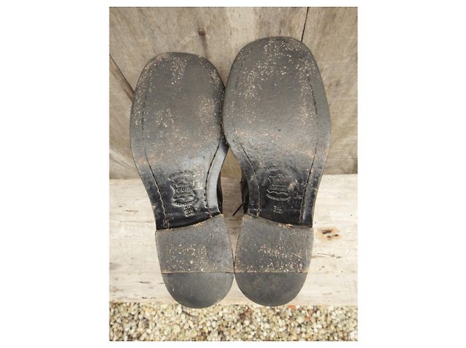 Botines Sartore de piel negra talla 36,5 Negro - vista 6