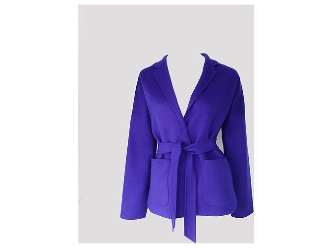 Chaqueta Max Mara de lana morada talla 42 Púrpura - vista 5